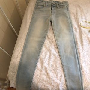 Light blue skinny American eagle outfitters jeans